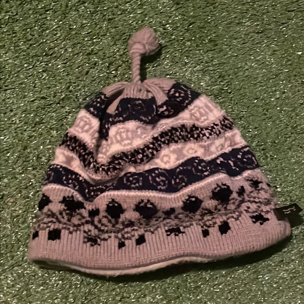 Turtle Fur Vintage Beanie 100% Wool Yarn Multi Color Winter  Ski Lined Hat